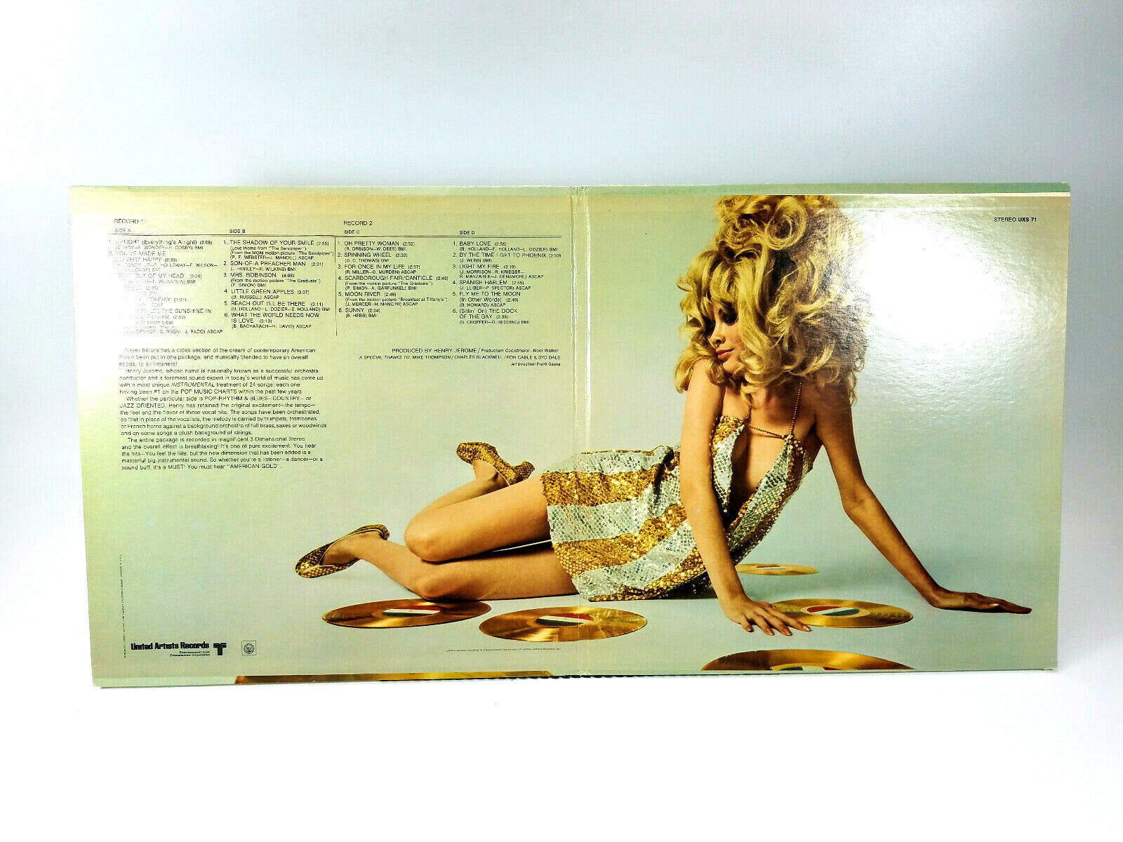 Henry Jerome - American Gold - SQB-93113 LP - VG+