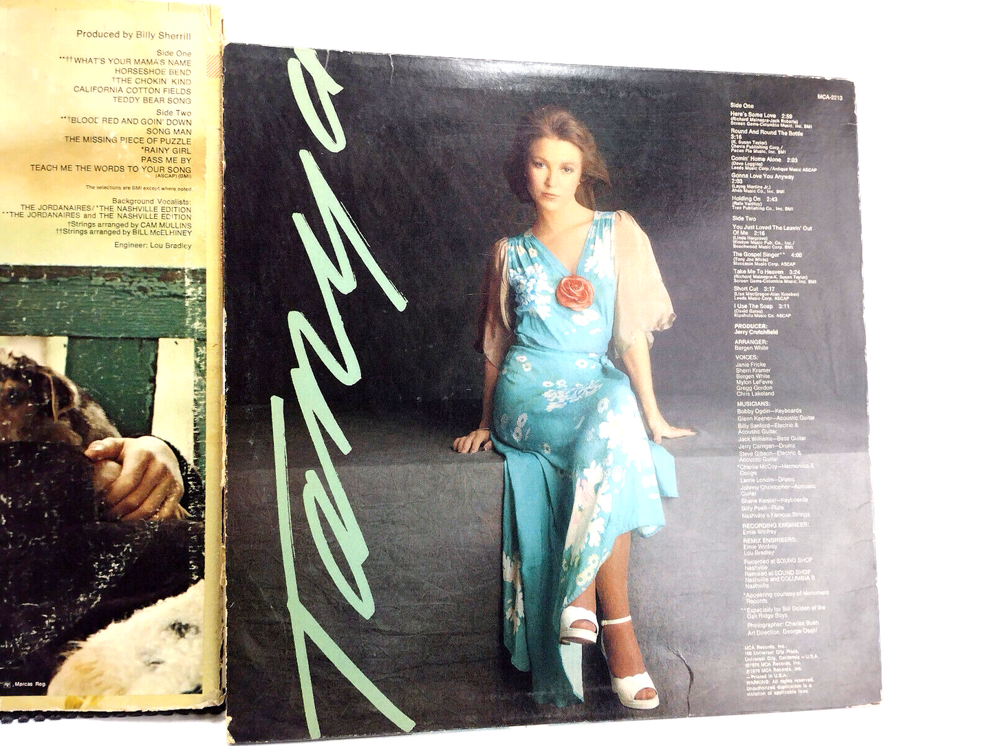 LOT OF 2 TANYA TUCKER LPs -What's Your Mama's Name & Here's Some Love