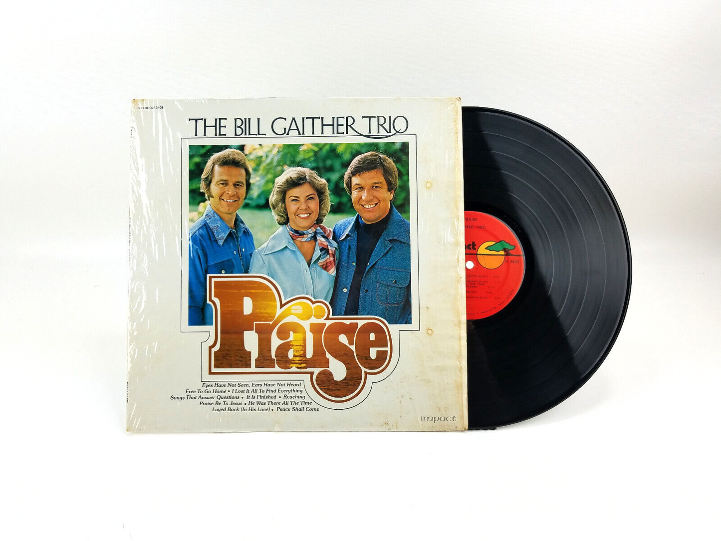 LOT OF 2 BILL GAITHER TRIO LPs