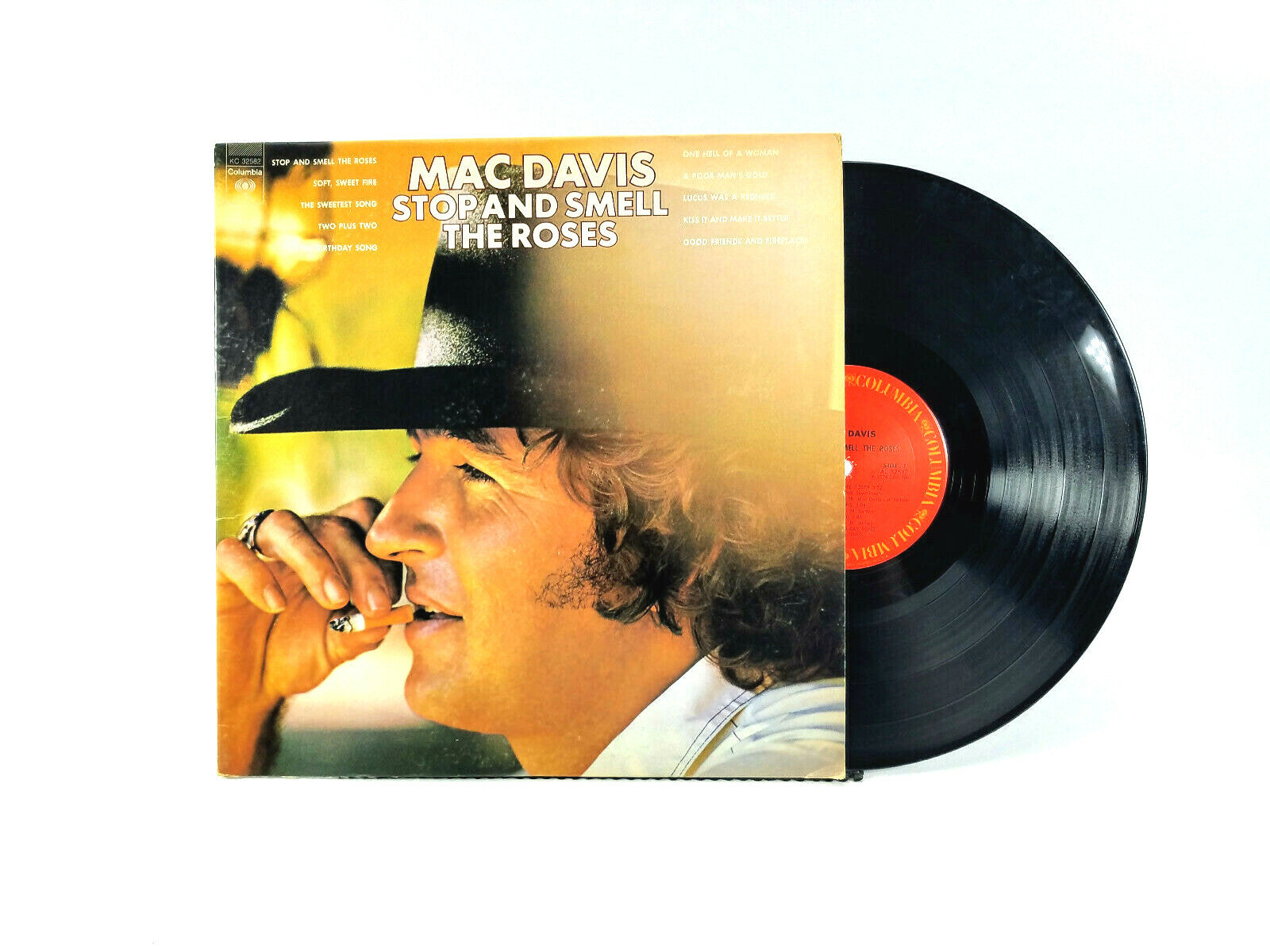 Mac Davis – Stop And Smell The Roses Columbia – KC 32582 LP