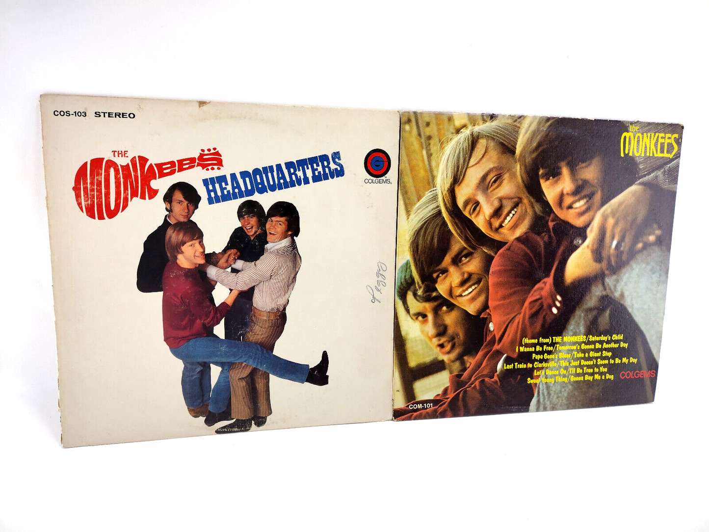 LOT OF 2 MONKEES LPs - The Monkees & Headquarters