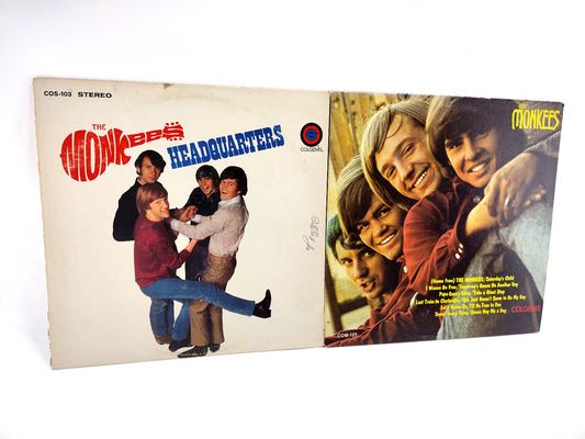 LOT OF 2 MONKEES LPs - The Monkees & Headquarters