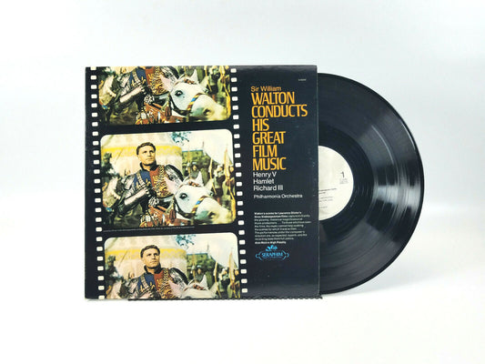 Sir William Walton, Philharmonia Orchestra Conducts His Great Film Music LP VG+
