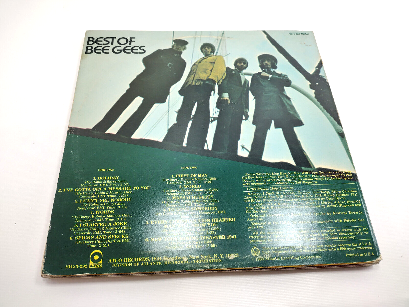 LOT OF 3 BEE GEES LPs