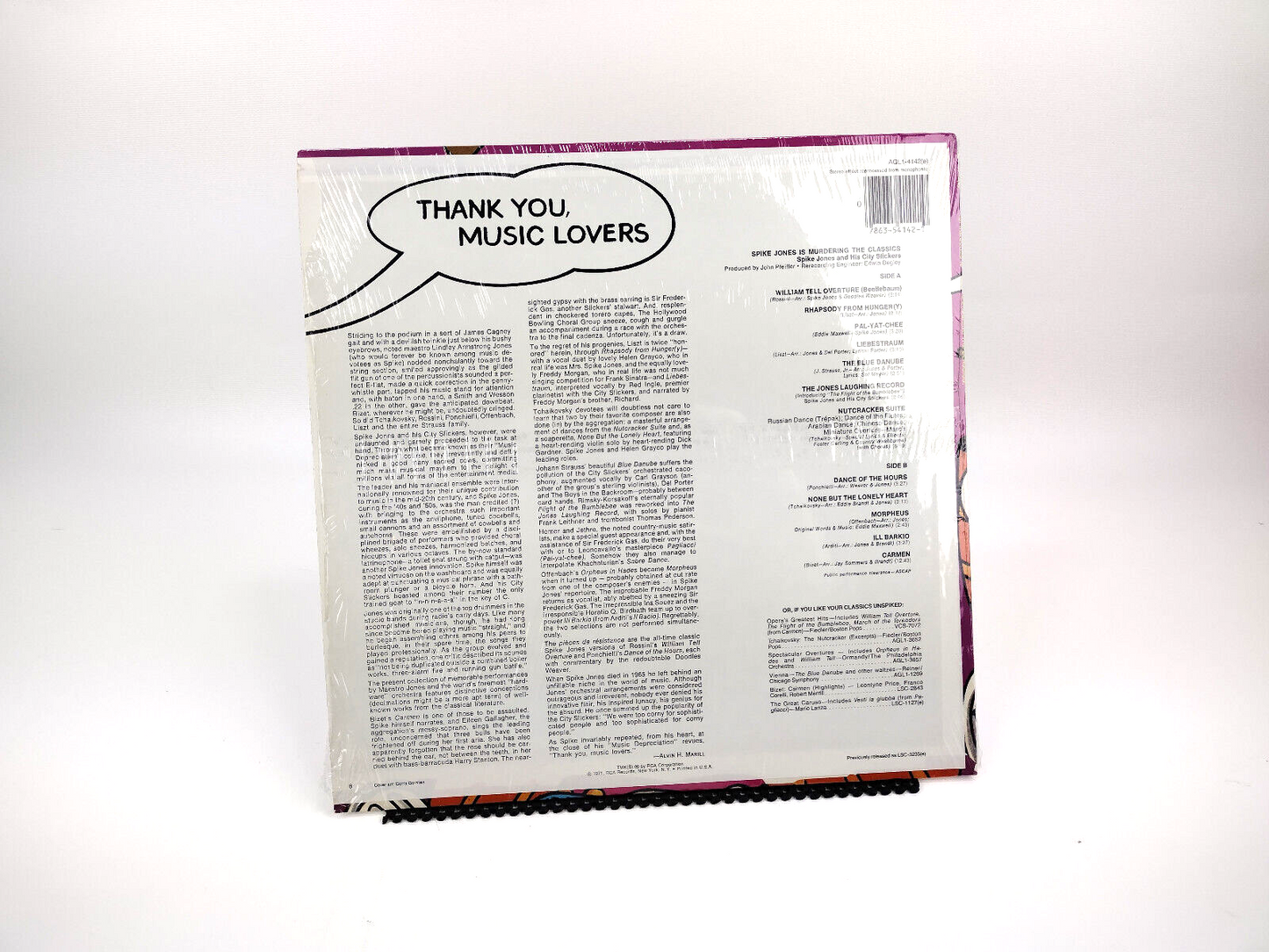 Spike Jones - Spike Jones Is Murdering The Classics, Vinyl, LP - AGL1-4142