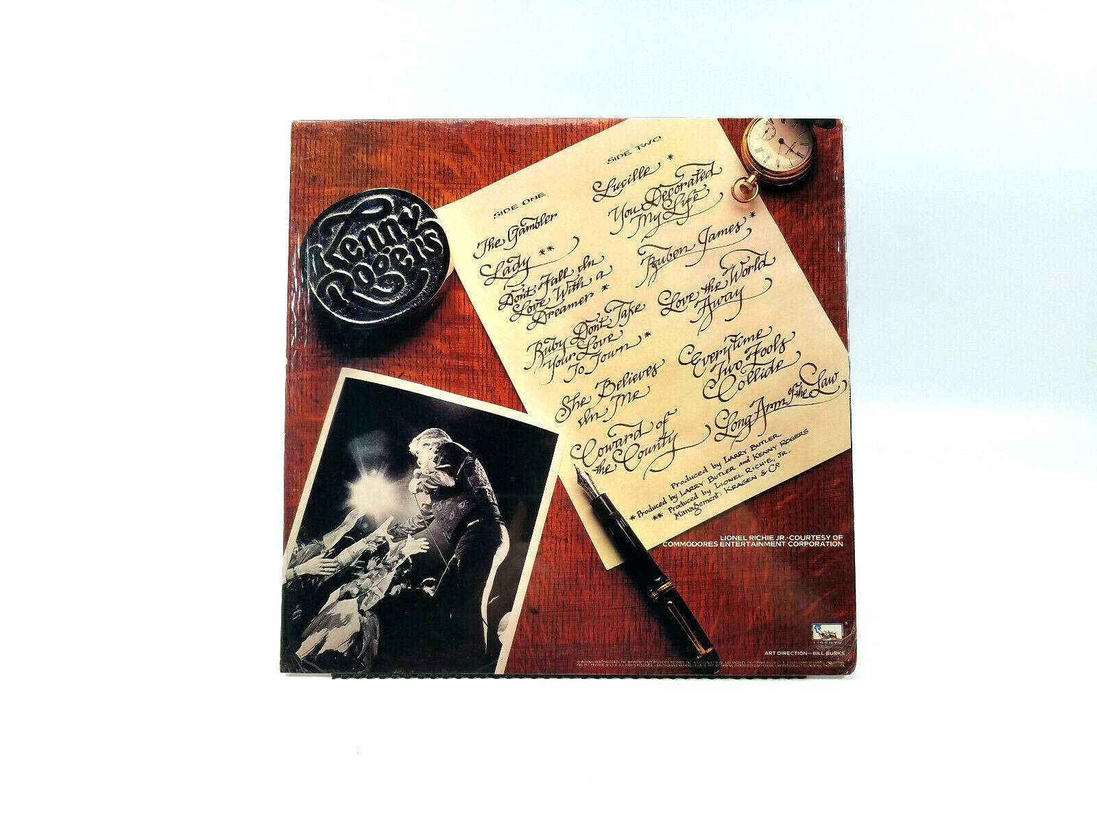 Kenny Rogers – Greatest Hits w/ Hype Sticker     Liberty – LOO-1072     LP, NM