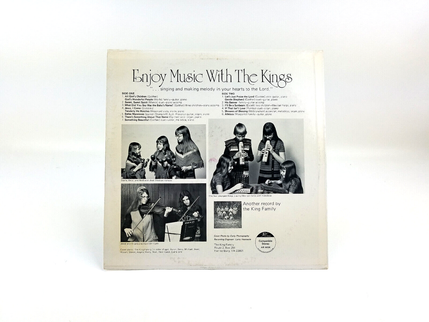 King Family - All God's Children Alive Recordings - AR 4434 LP VG+