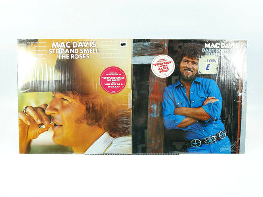 LOT OF 2 MAC DAVIS LPs VG+