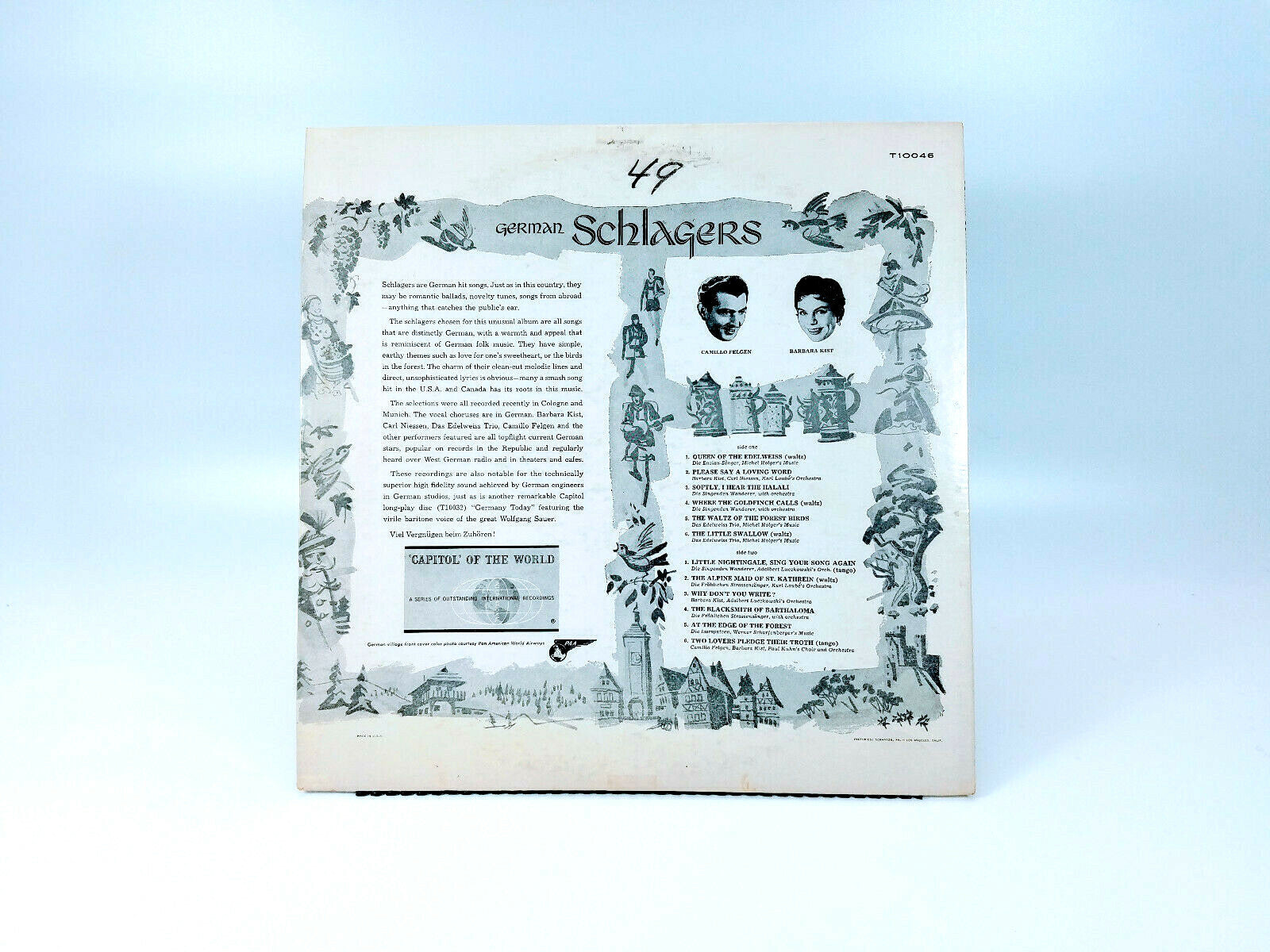German Schlagers - Songs by Germany's Favorite Recording Artists | Vinyl LP | NM