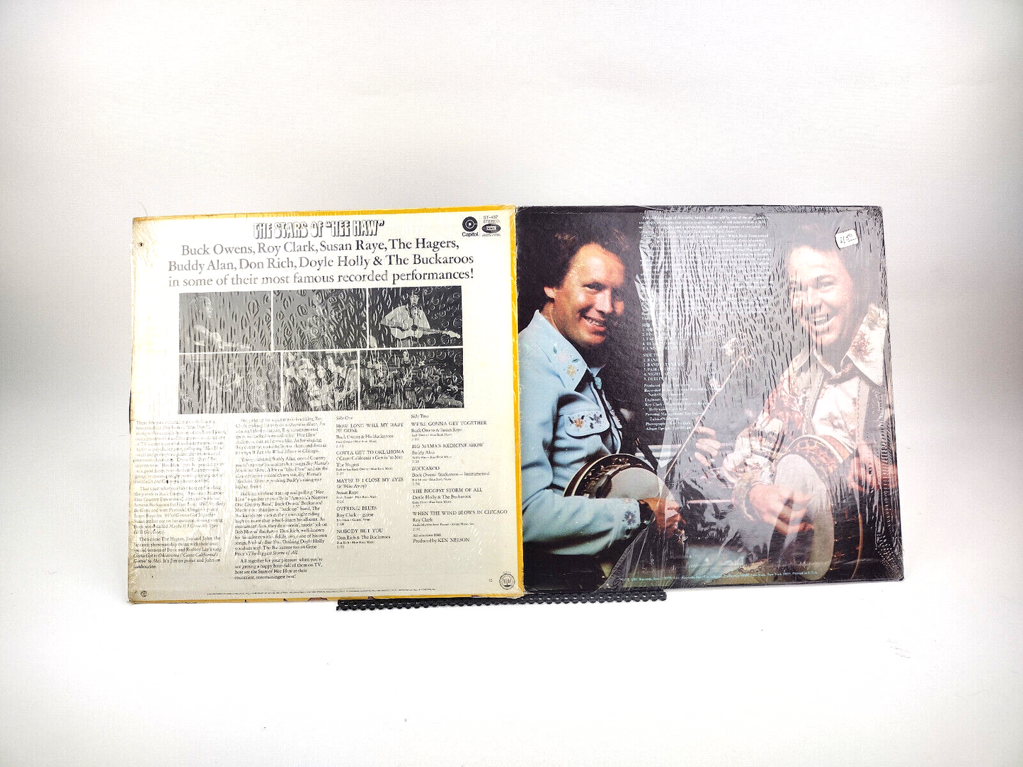 LOT OF 2 ROY CLARK LPs, Buck Trent, The Stars of Hee Haw