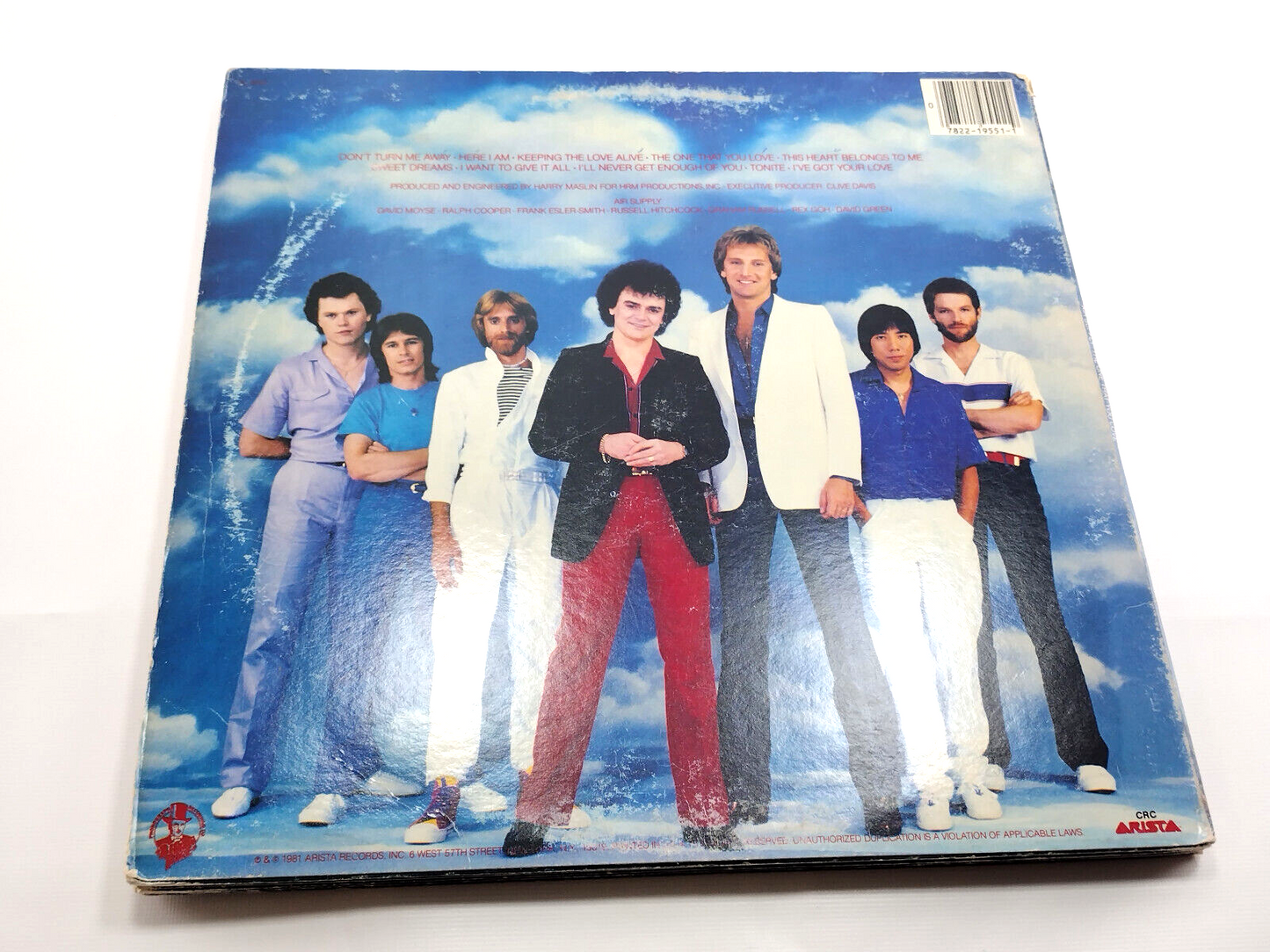LOT OF 4 AIR SUPPLY LPs