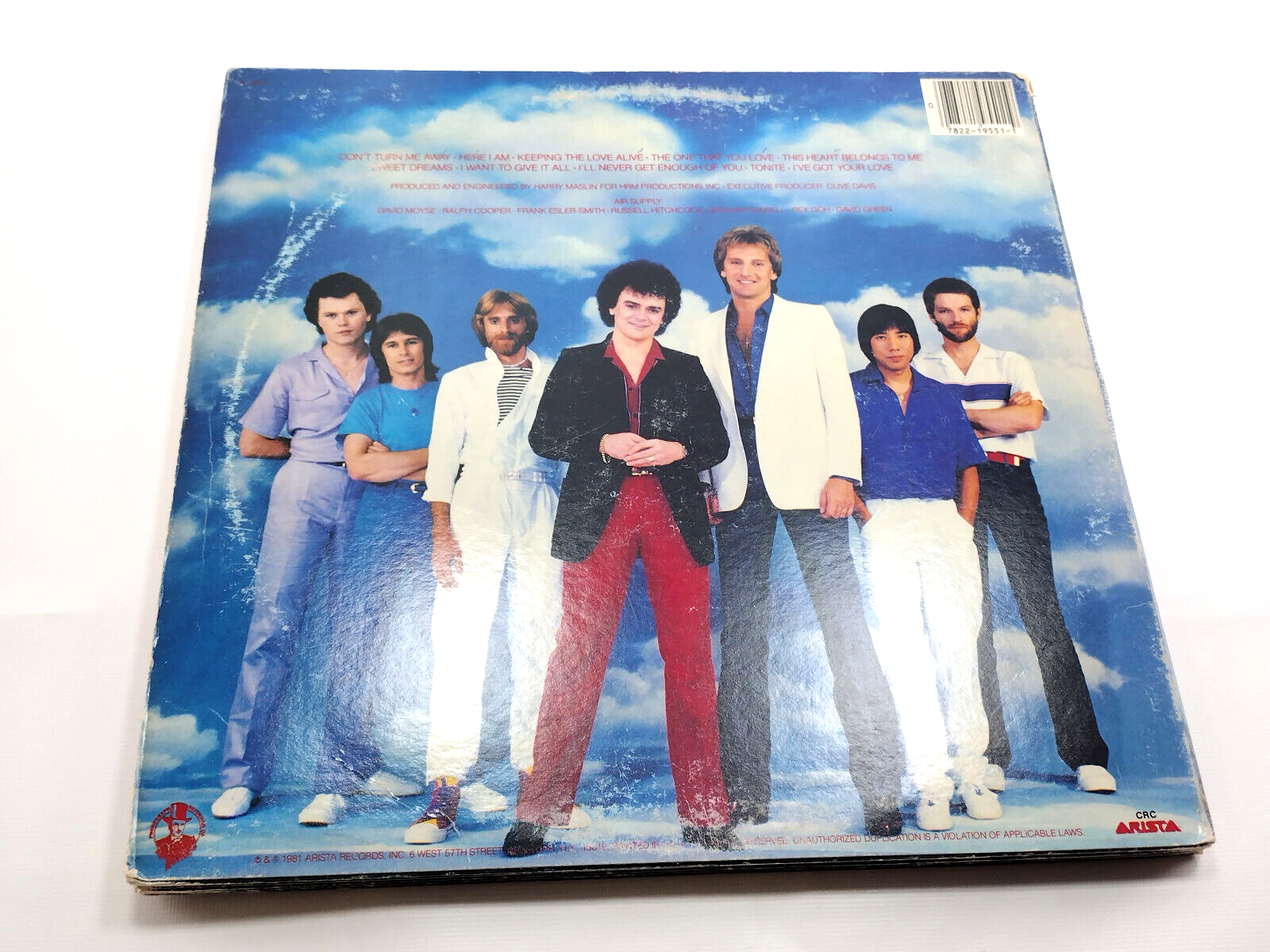 LOT OF 4 AIR SUPPLY LPs