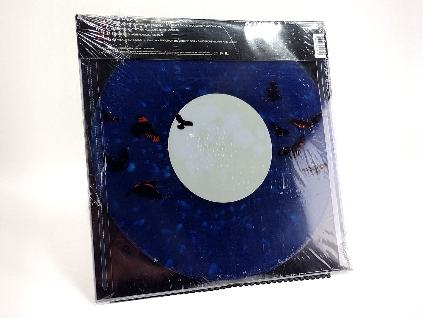 Michael Jackson - Scream, Glow In The Dark, Blue Translucent, 2xLP