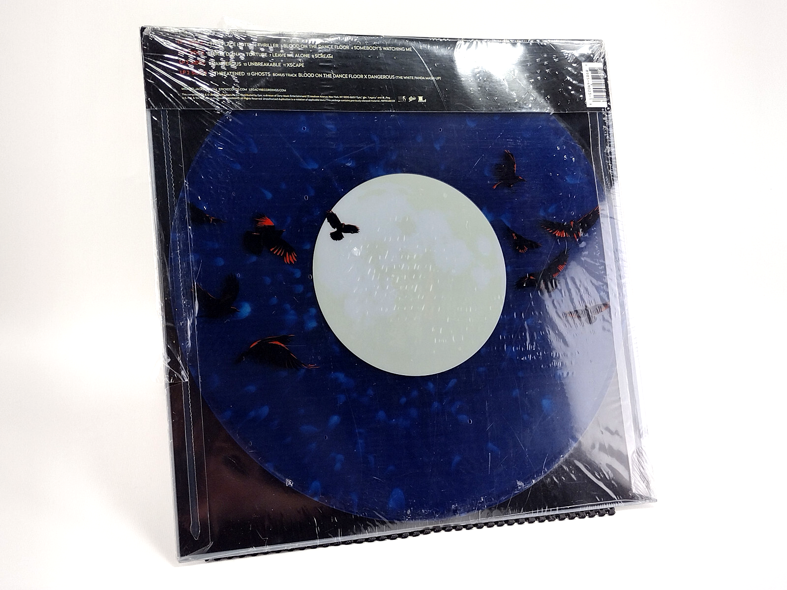 Michael Jackson - Scream, Glow In The Dark, Blue Translucent, 2xLP