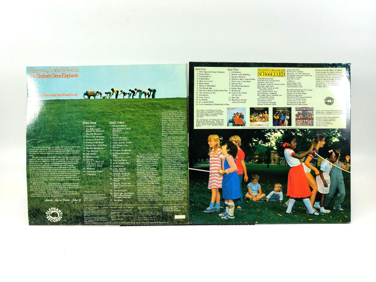 LOT OF 2 SHARON, LOIS & BRAM LPs - Both NM