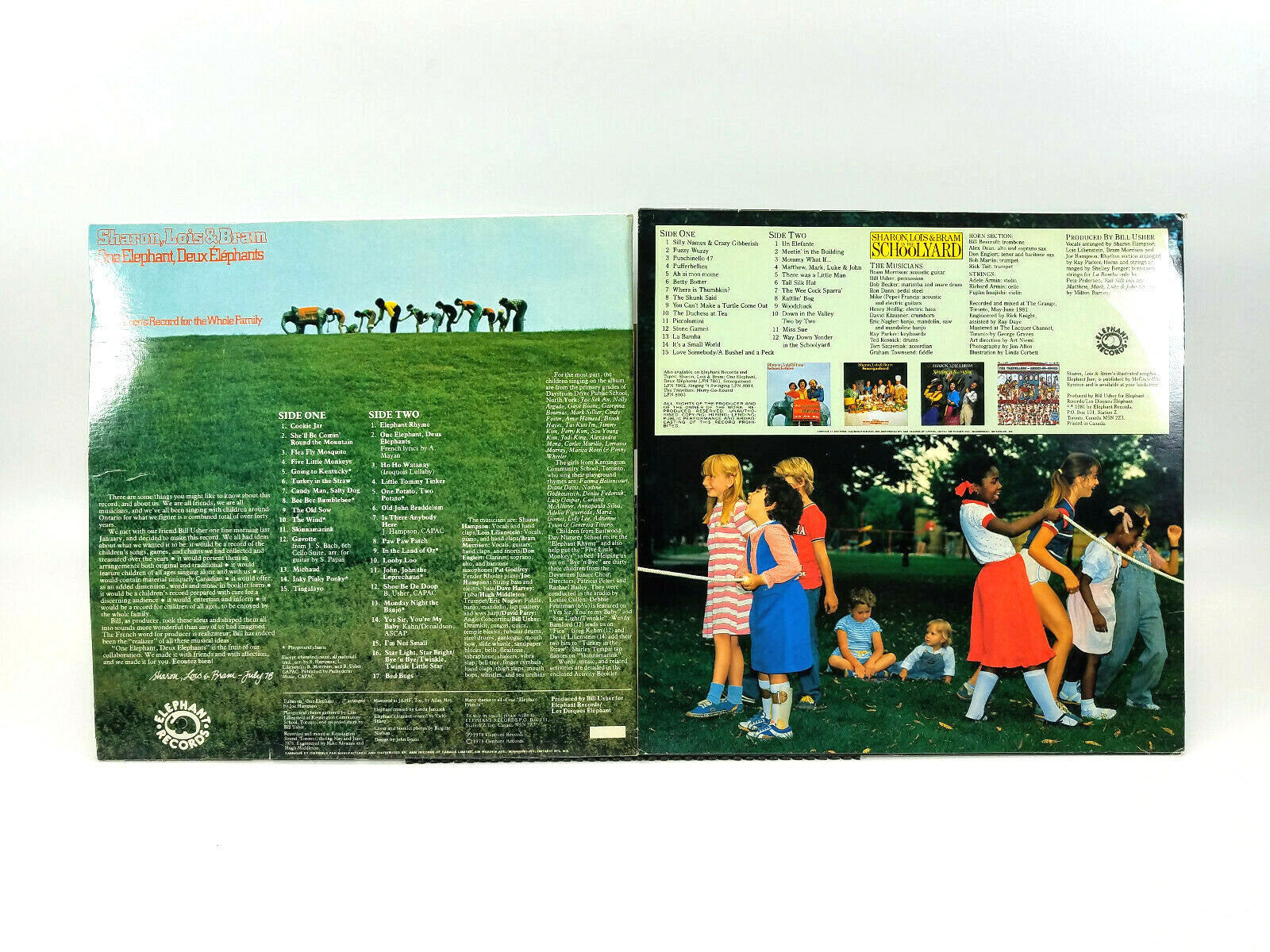 LOT OF 2 SHARON, LOIS & BRAM LPs - Both NM
