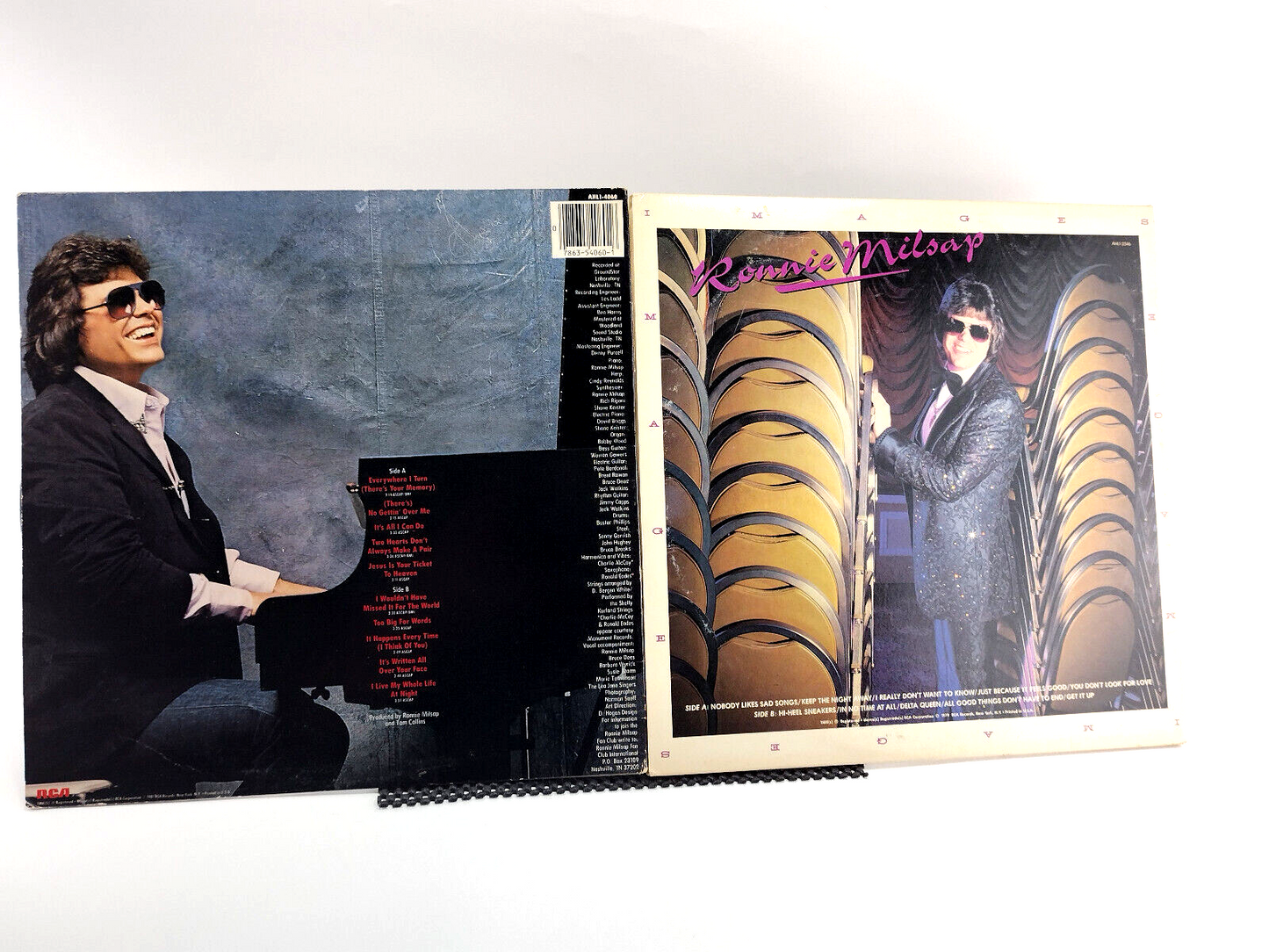 LOT OF 2 RONNIE MILSAP LPs - Images & There's No Gettin Over Me