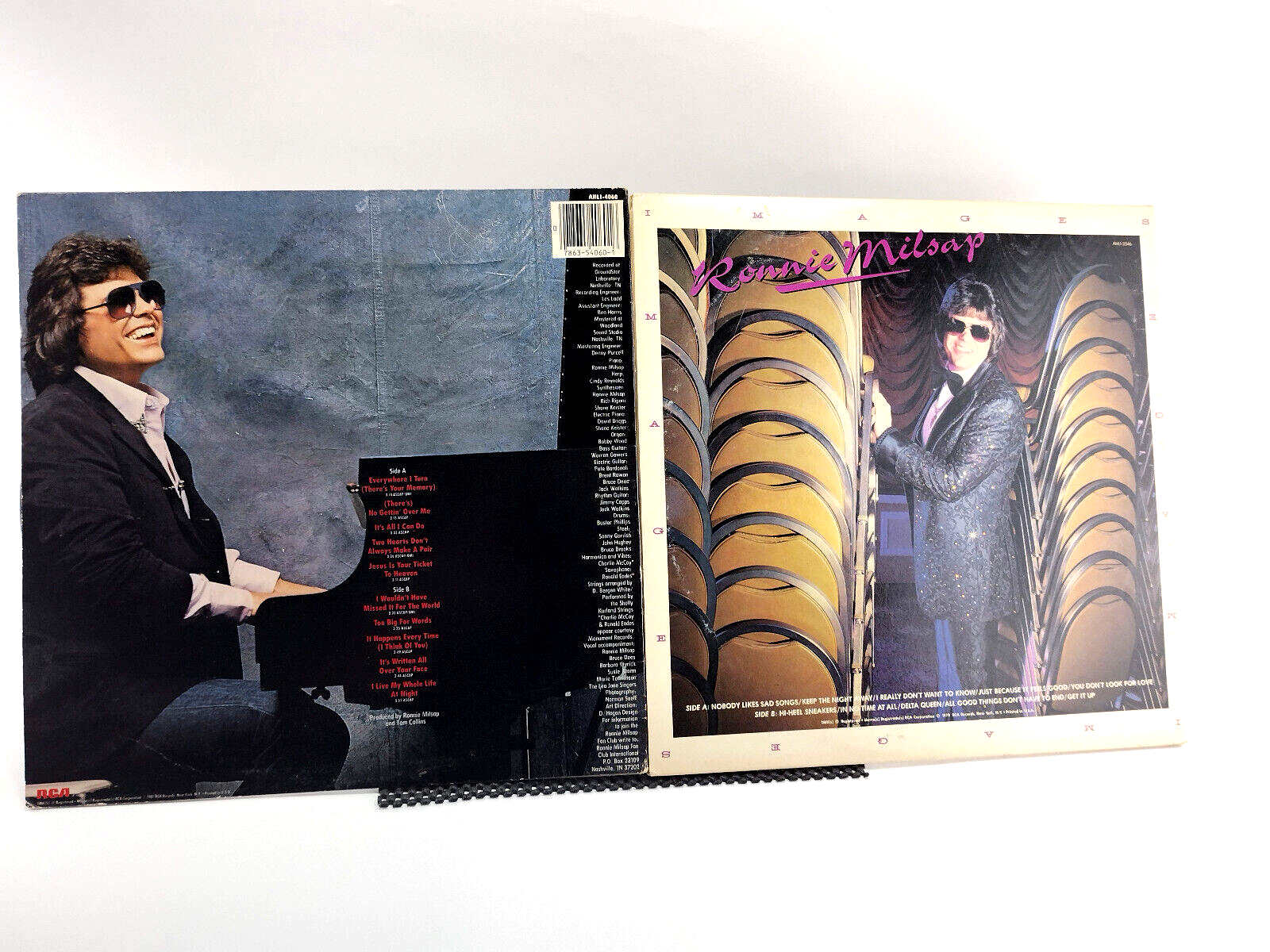 LOT OF 2 RONNIE MILSAP LPs - Images & There's No Gettin Over Me