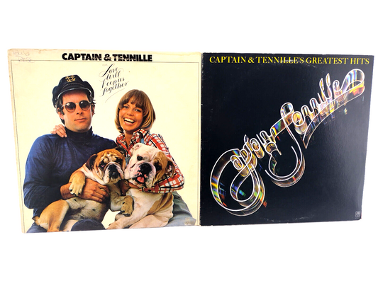 LOT OF 2 CAPTAIN & TENNILLE LPs - Greatest Hits, Love Will Keep Us Together