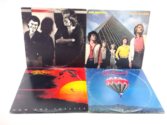 LOT OF 4 AIR SUPPLY LPs