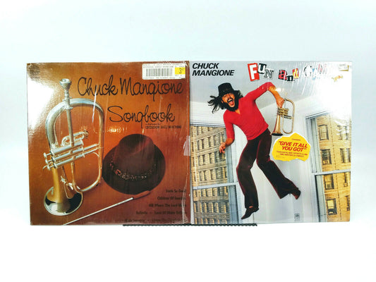 Lot of 2 Chuck Mangione Themed LPs NM - Cleaned w/ Vinyl Vac!