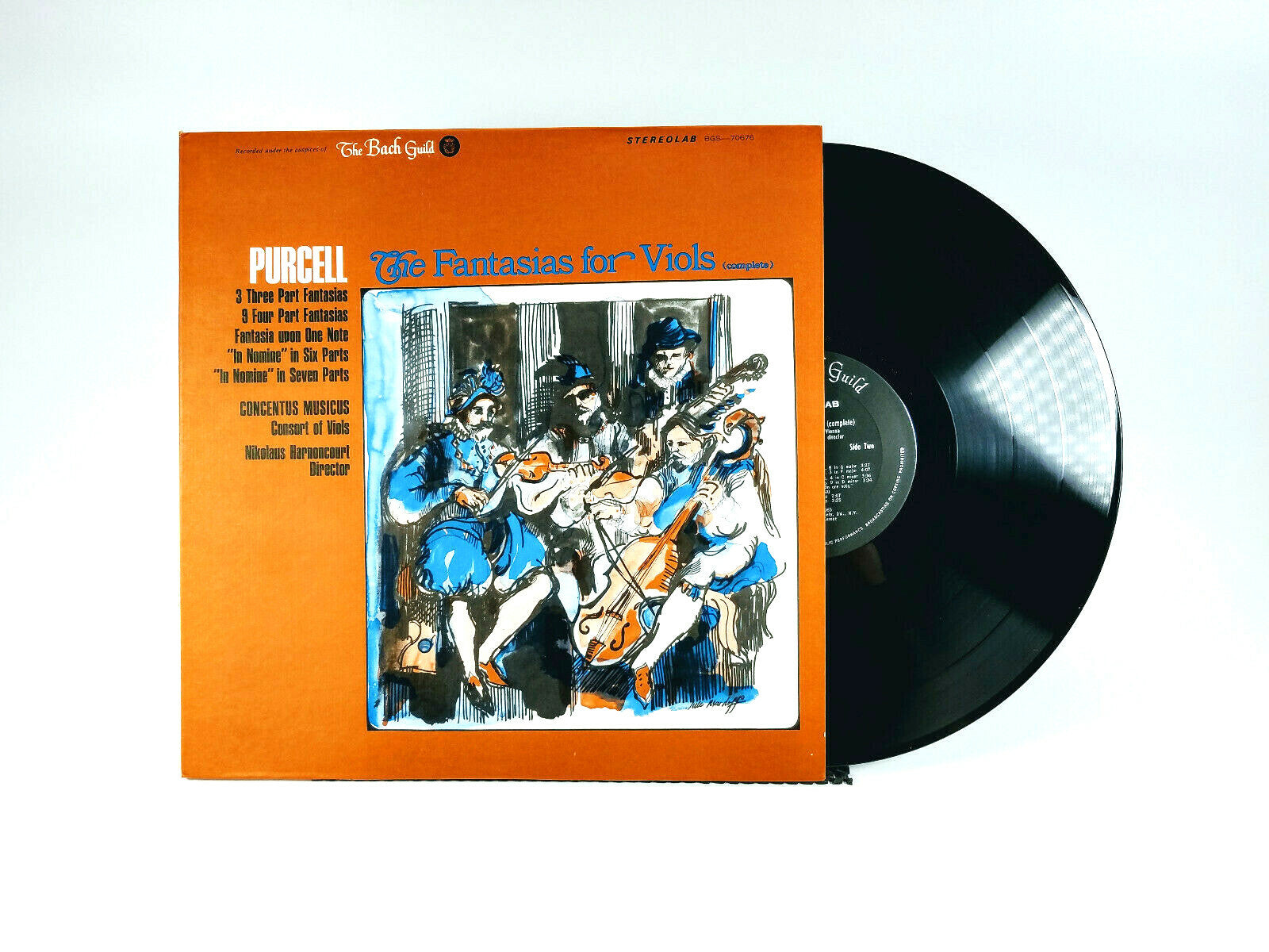 PURCELL 'The Fantasias for Viols' | Vinyl LP | VG+