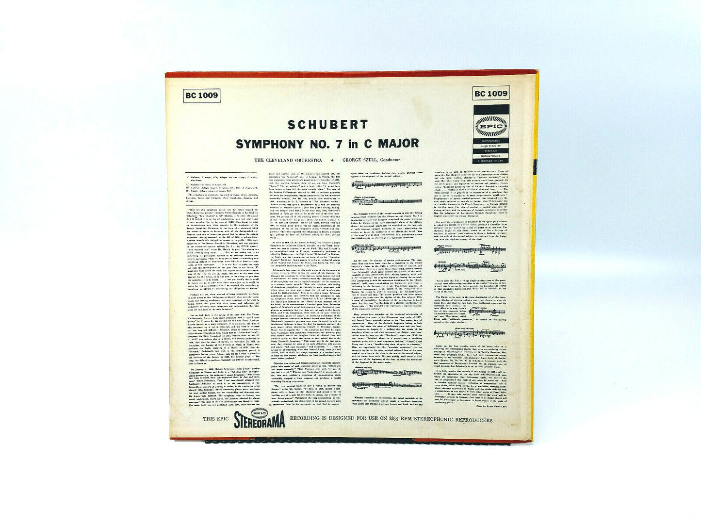 Schubert* - The Cleveland Orchestra, George Szell - Symphony No. 7 In C Major