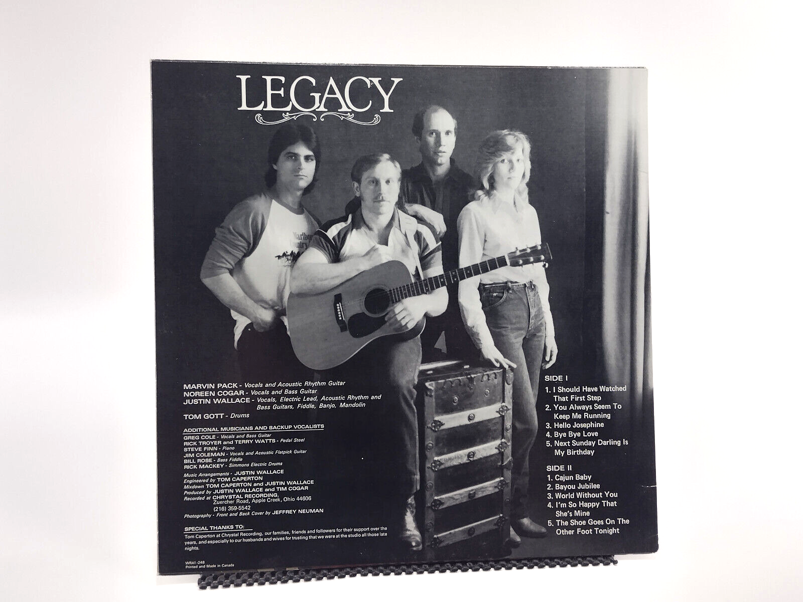 Legacy - Legacy - Justin Wallace, Marvin Pack, Vinyl, LP Autographed