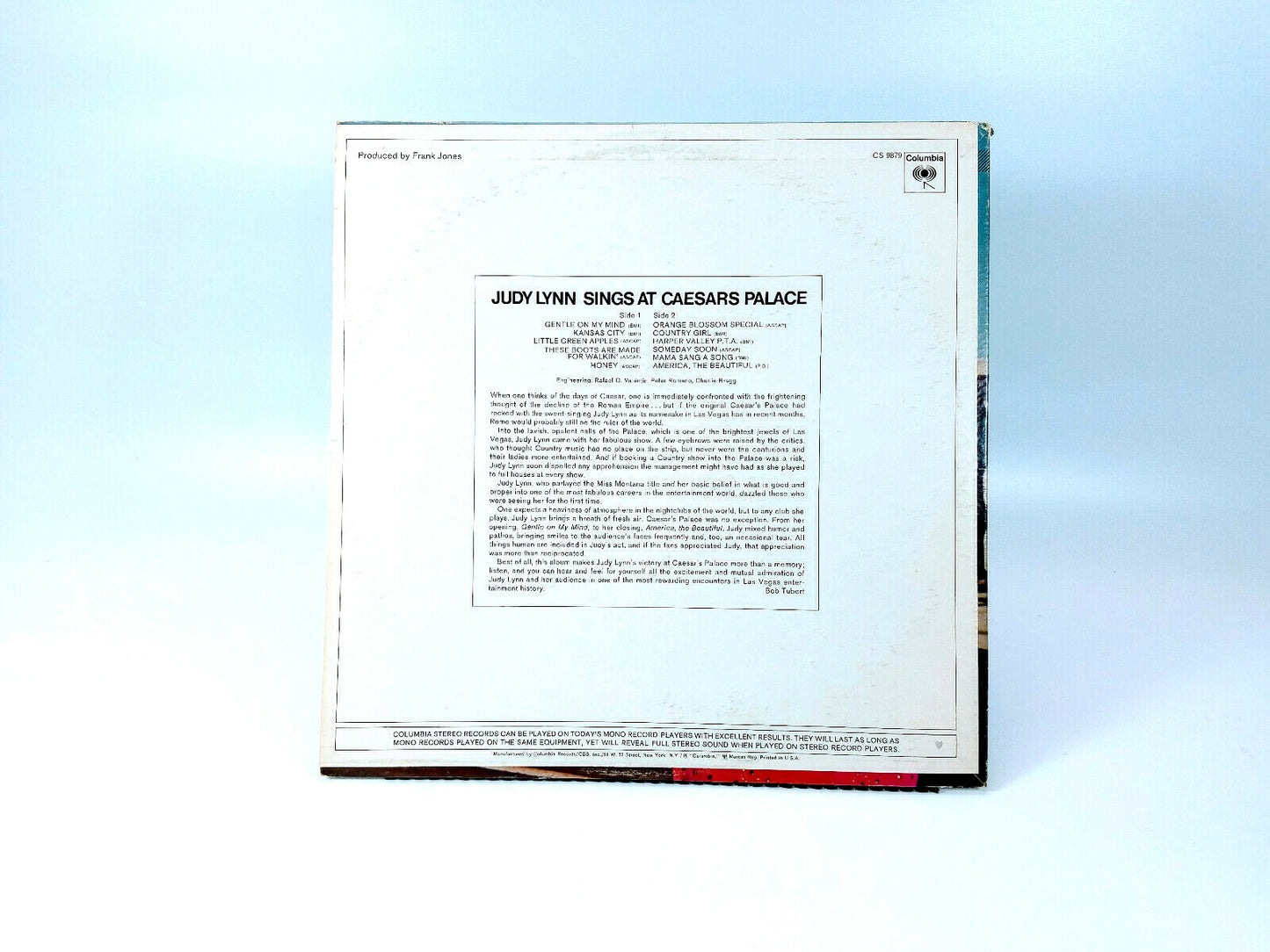 Judy Lynn - Sings At Caesers Palace (1969) | Vinyl LP | VG+