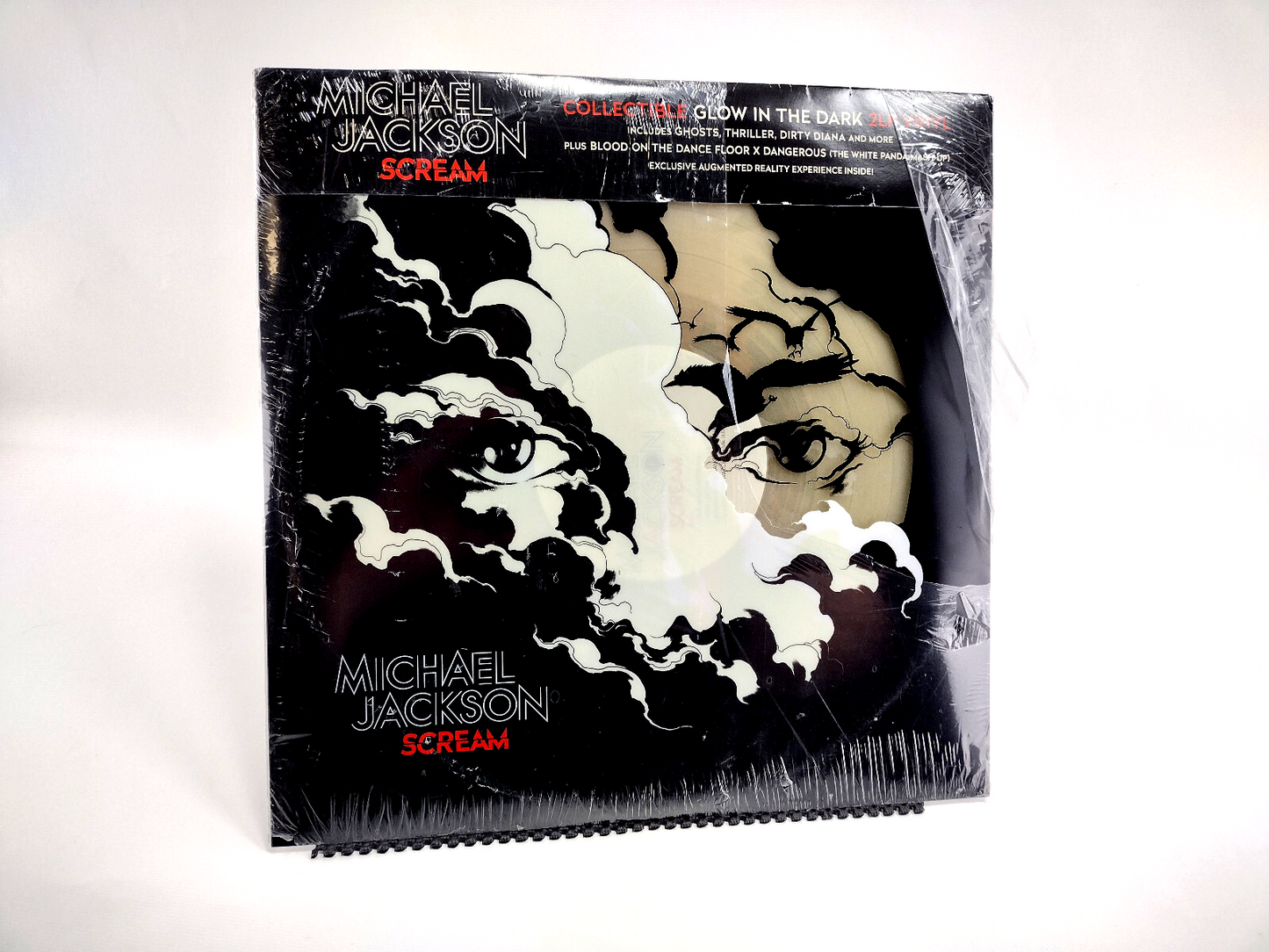 Michael Jackson - Scream, Glow In The Dark, Blue Translucent, 2xLP
