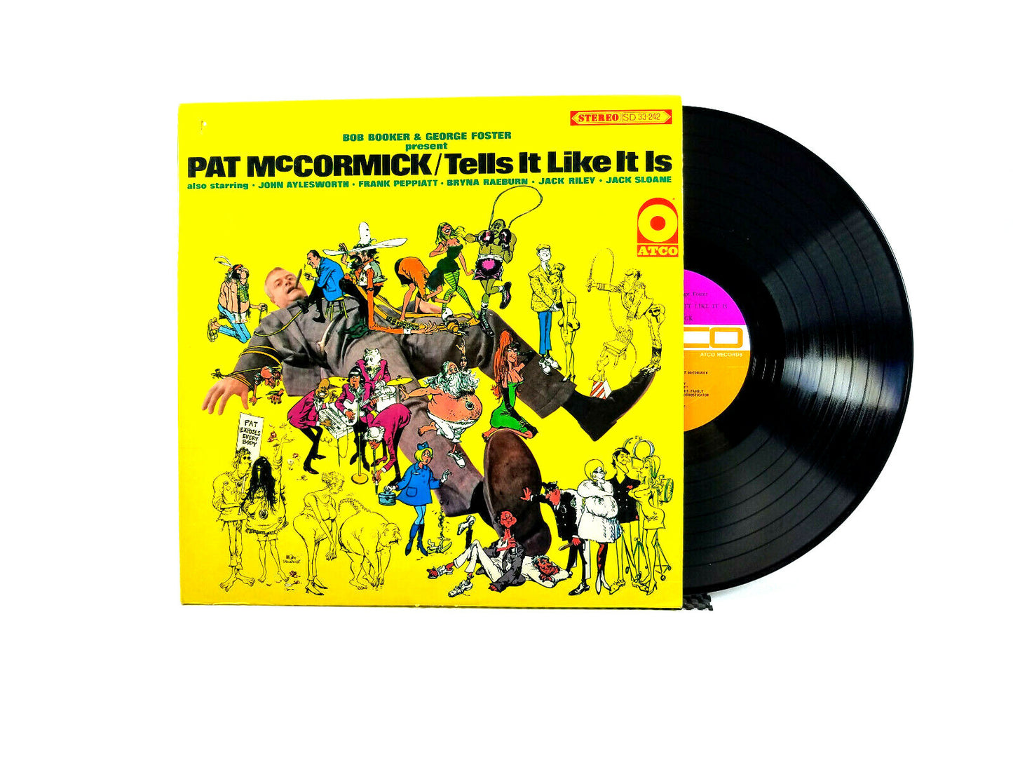 Lot of 3 60's & 70's Comdey LPs - Vaughn Meader, Dave Gardner & Pat McCormick
