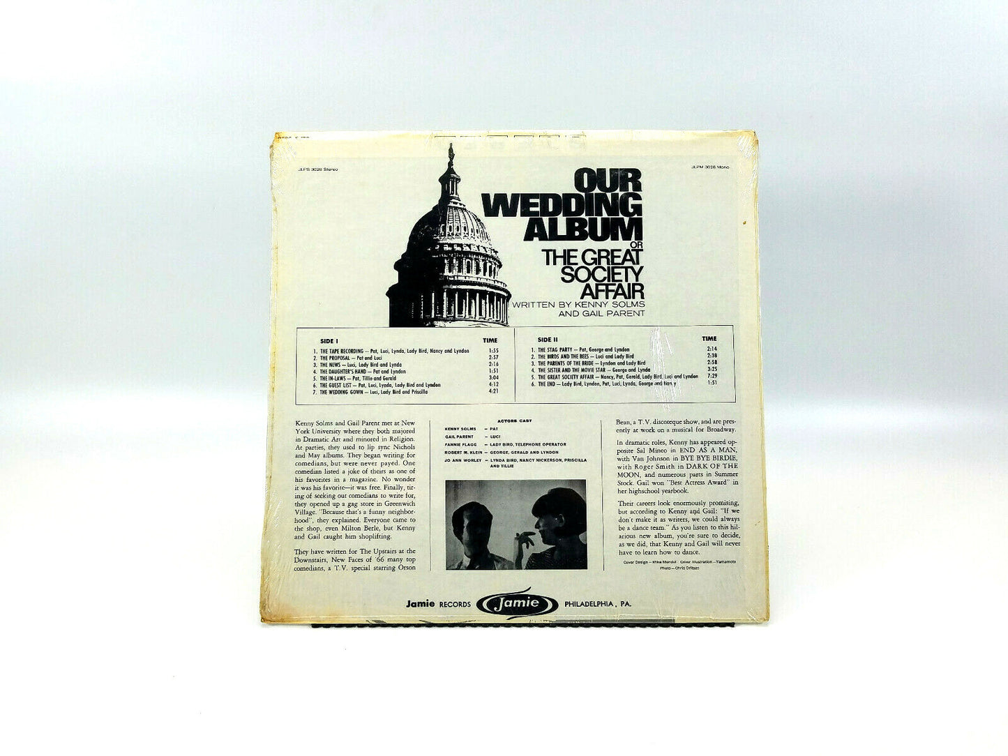 Our Wedding Album Or The Great Society Affair Kenny Solms And Gail Parent LP