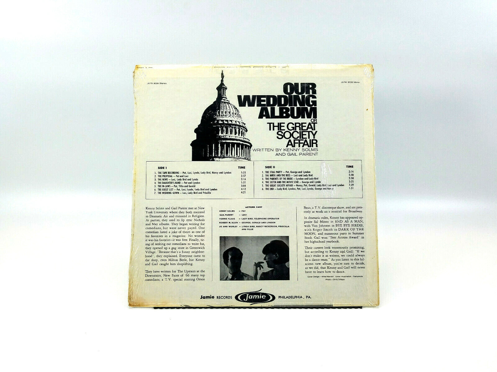 Our Wedding Album Or The Great Society Affair Kenny Solms And Gail Parent LP