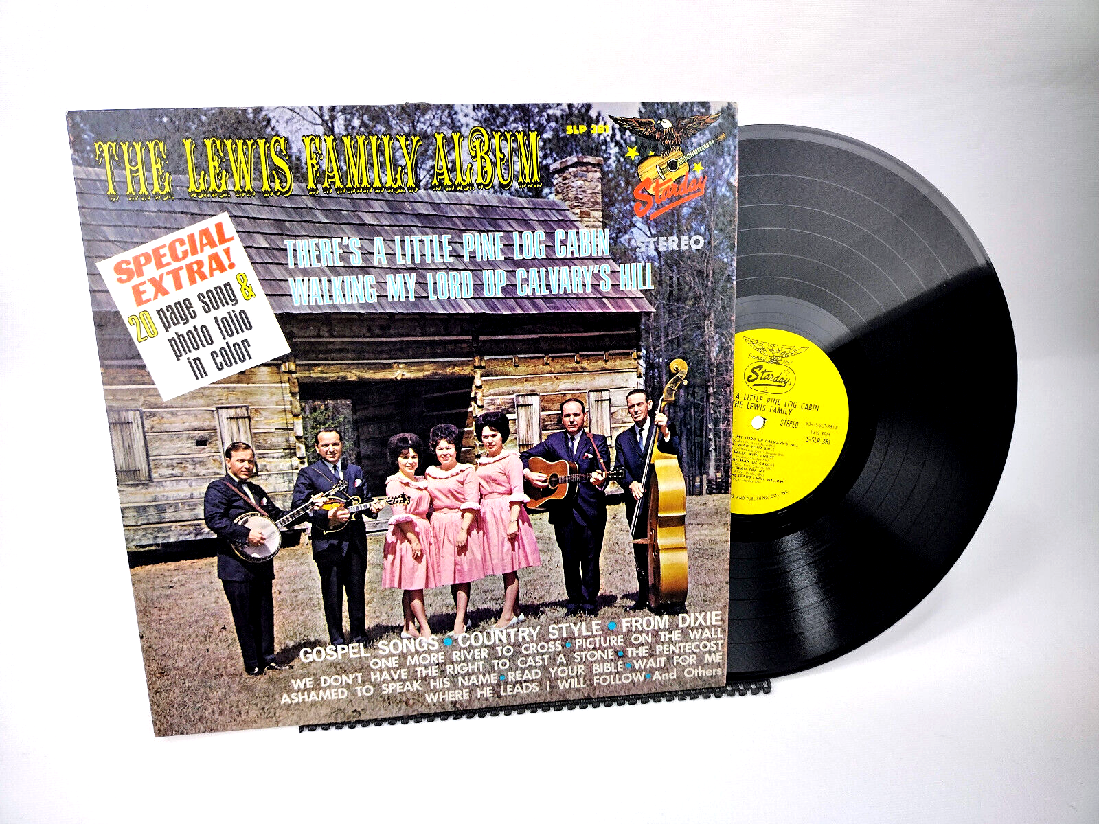 LOT OF 2 LEWIS FAMILY LPs - VG+/NM