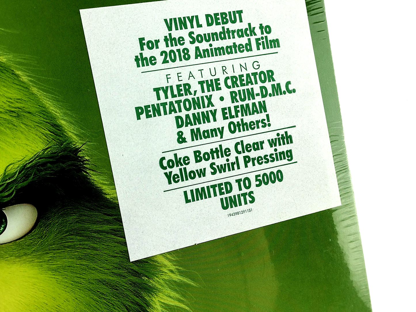 Various - Dr. Seuss' The Grinch (Original Motion Picture Soundtrack) LP