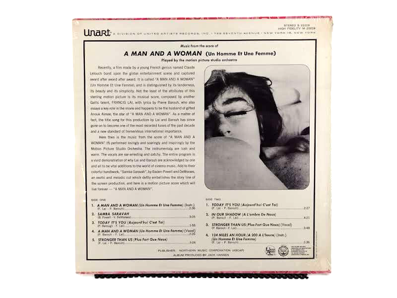 The Motion Picture Studio Orchestra – A Man And A Woman, Vinyl, LP Sealed Copy!