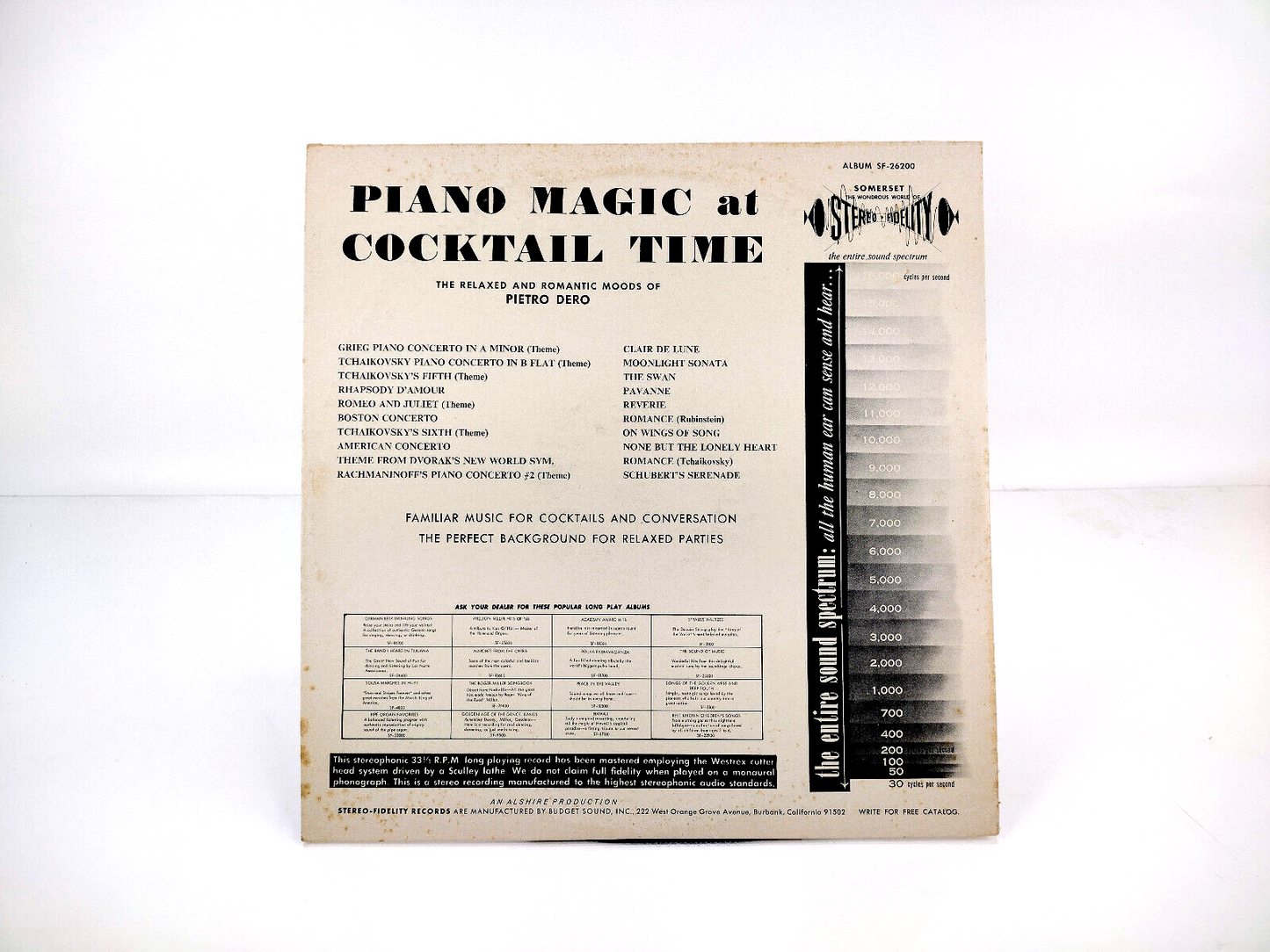 LOT OF 4 PIANO LPs - MOODS & HONKY TONK Vinyl, LPs - VG+