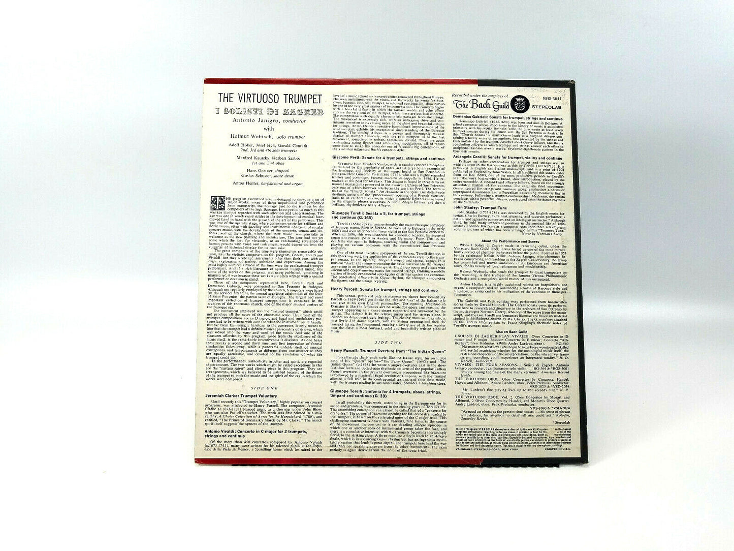 The Virtuoso Trumpet, I Solisti Di Zagreb - BGS 5041 Vinyl, LP - VG+