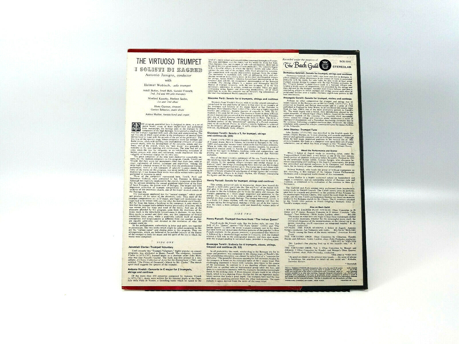 The Virtuoso Trumpet, I Solisti Di Zagreb - BGS 5041 Vinyl, LP - VG+