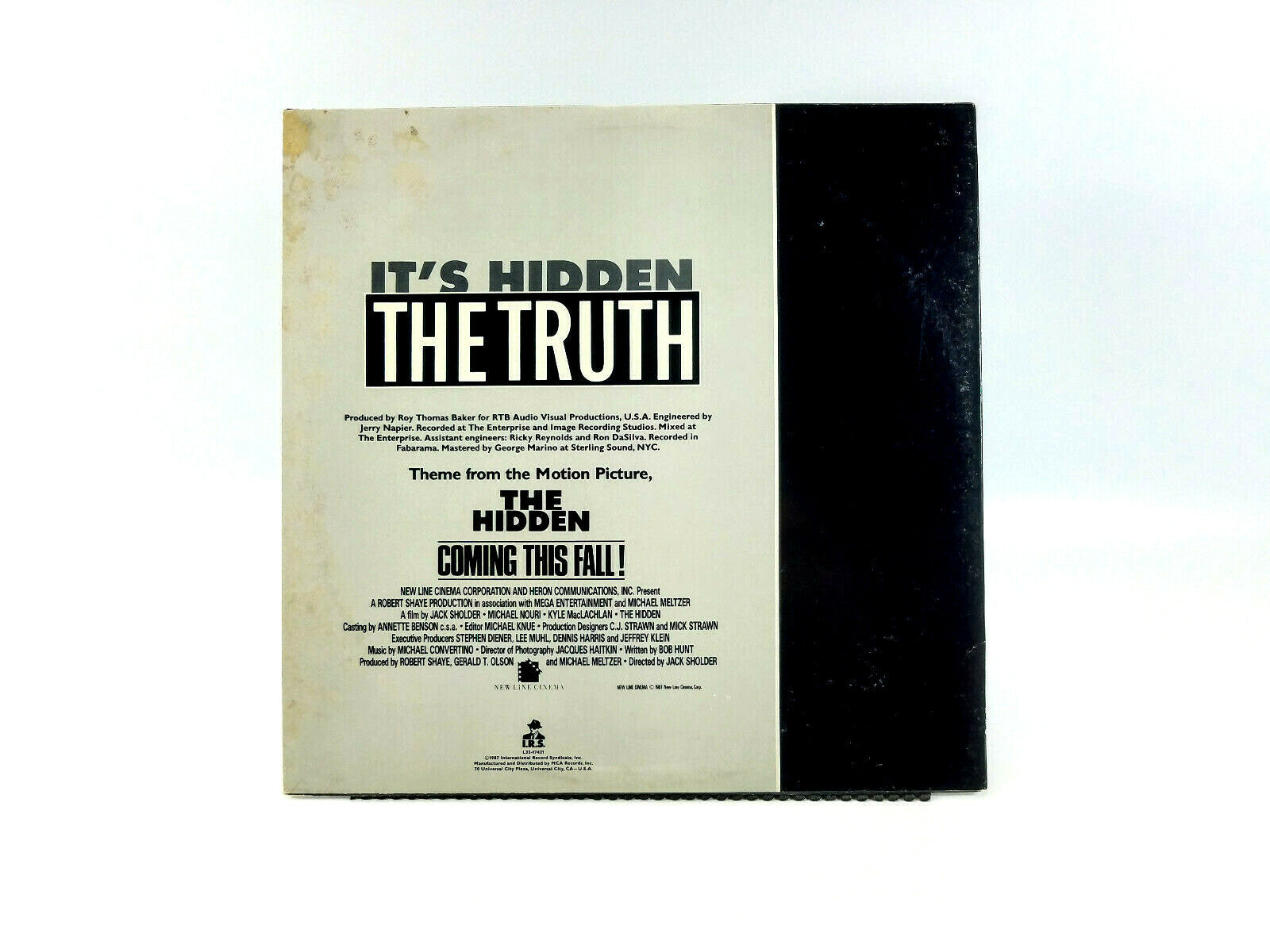 The Truth - It's Hidden - PROMO COPY! I.R.S. Records – L33-17421 LP