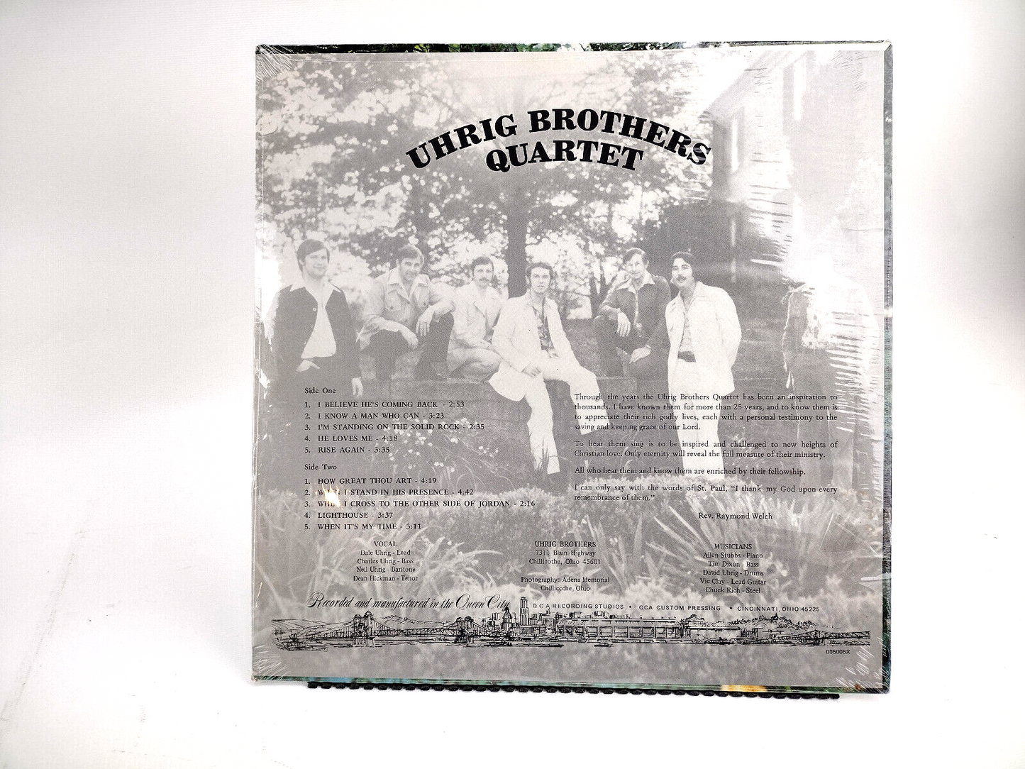 UHRIG BROTHERS QUARTET -  Like Never Before, Vinyl, LP - SEALED! RARE