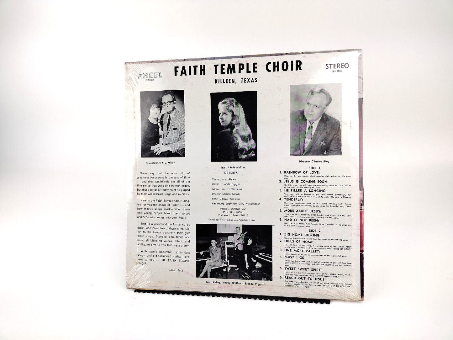 Faith Temple Choir - Reach Out To Jesus - LPS-7633 SEALED COPY! RARE