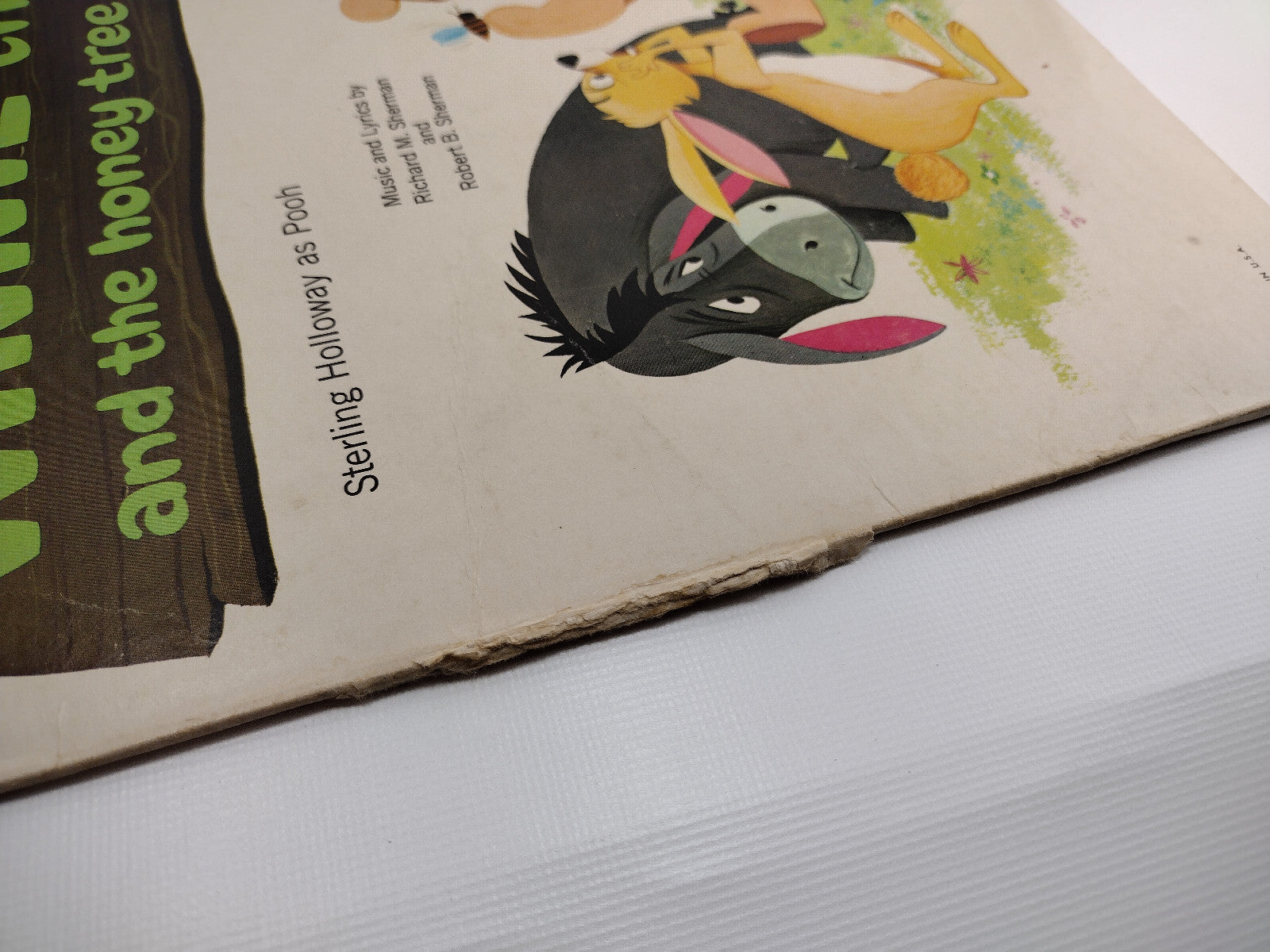 Walt Disney Presents All The Songs From Winnie The Pooh And The Honey Tree LP