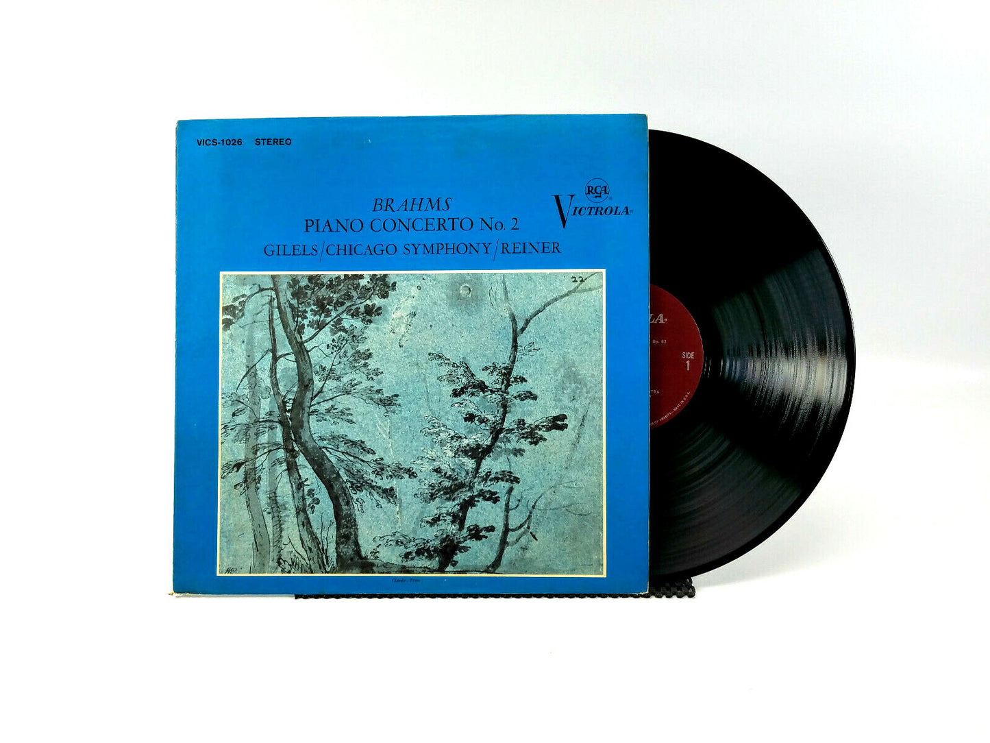  Brahms* - Reiner*, Chicago Symphony*, Gilels* – Piano Concerto No. 2 LP VG+