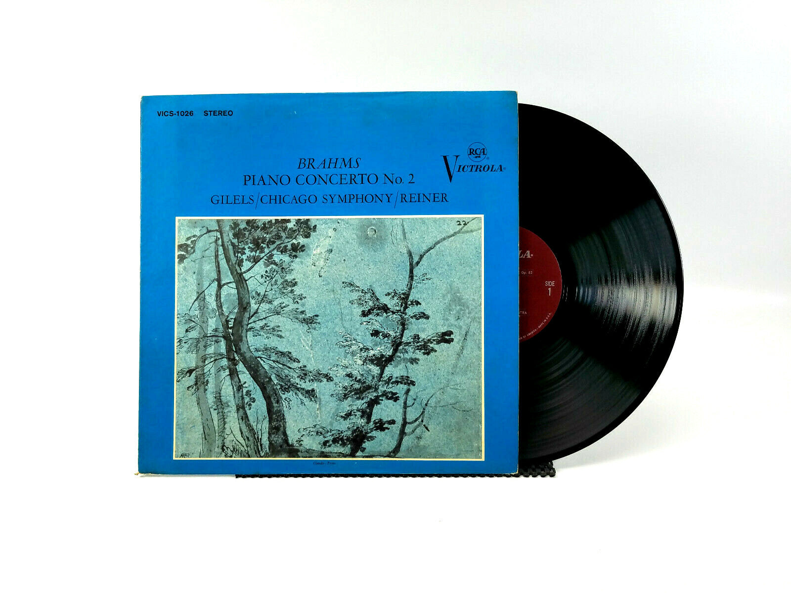  Brahms* - Reiner*, Chicago Symphony*, Gilels* – Piano Concerto No. 2 LP VG+