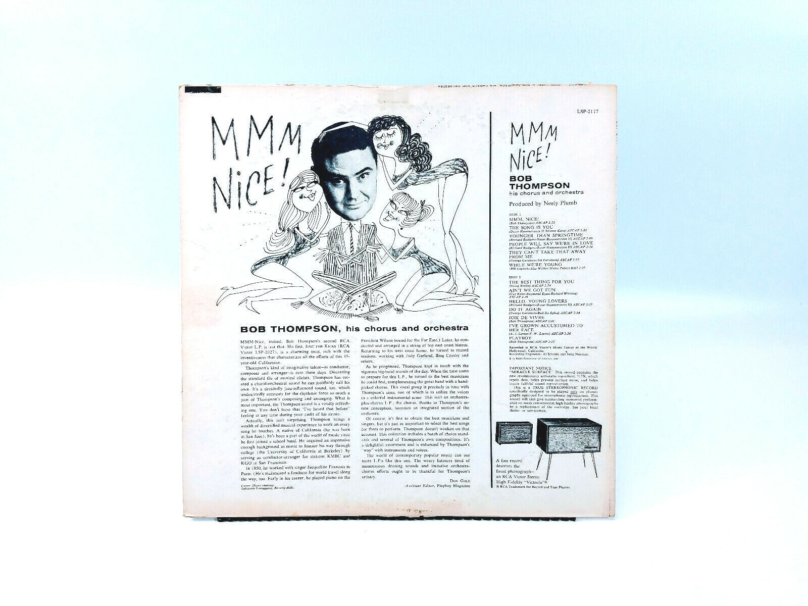 Bob Thompson and His Chorus And Orchestra ‎– Mmm, Nice! | Vinyl LP | VG