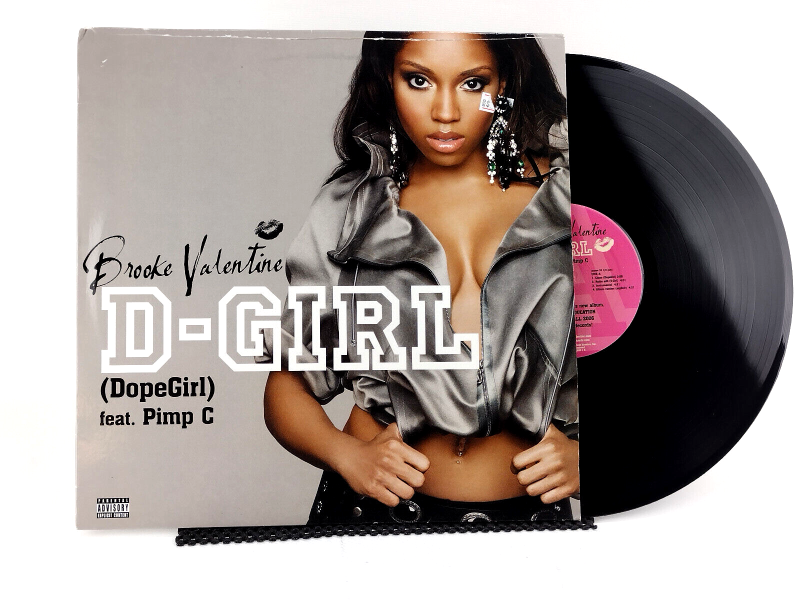 Brooke Valentine Featuring Pimp C - D-Girl (Dopegirl) 12" Vinyl LP
