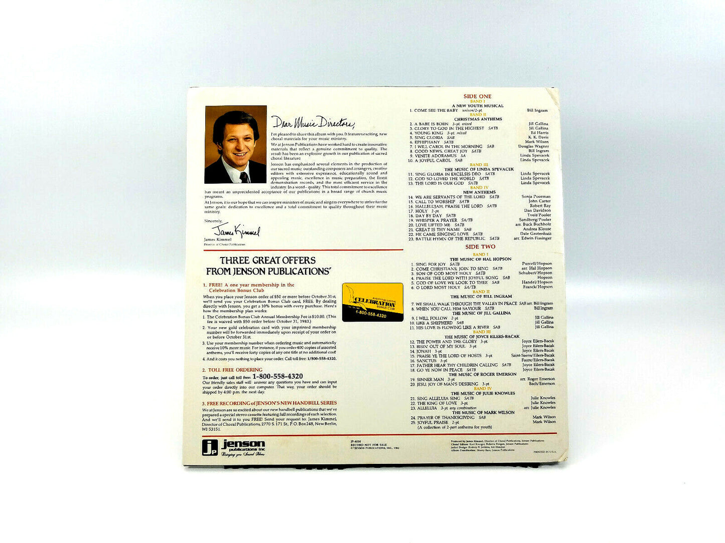 Choral Celebration • Vol. V  JP-4000 Vinyl, LP Vinyl, LP VG+