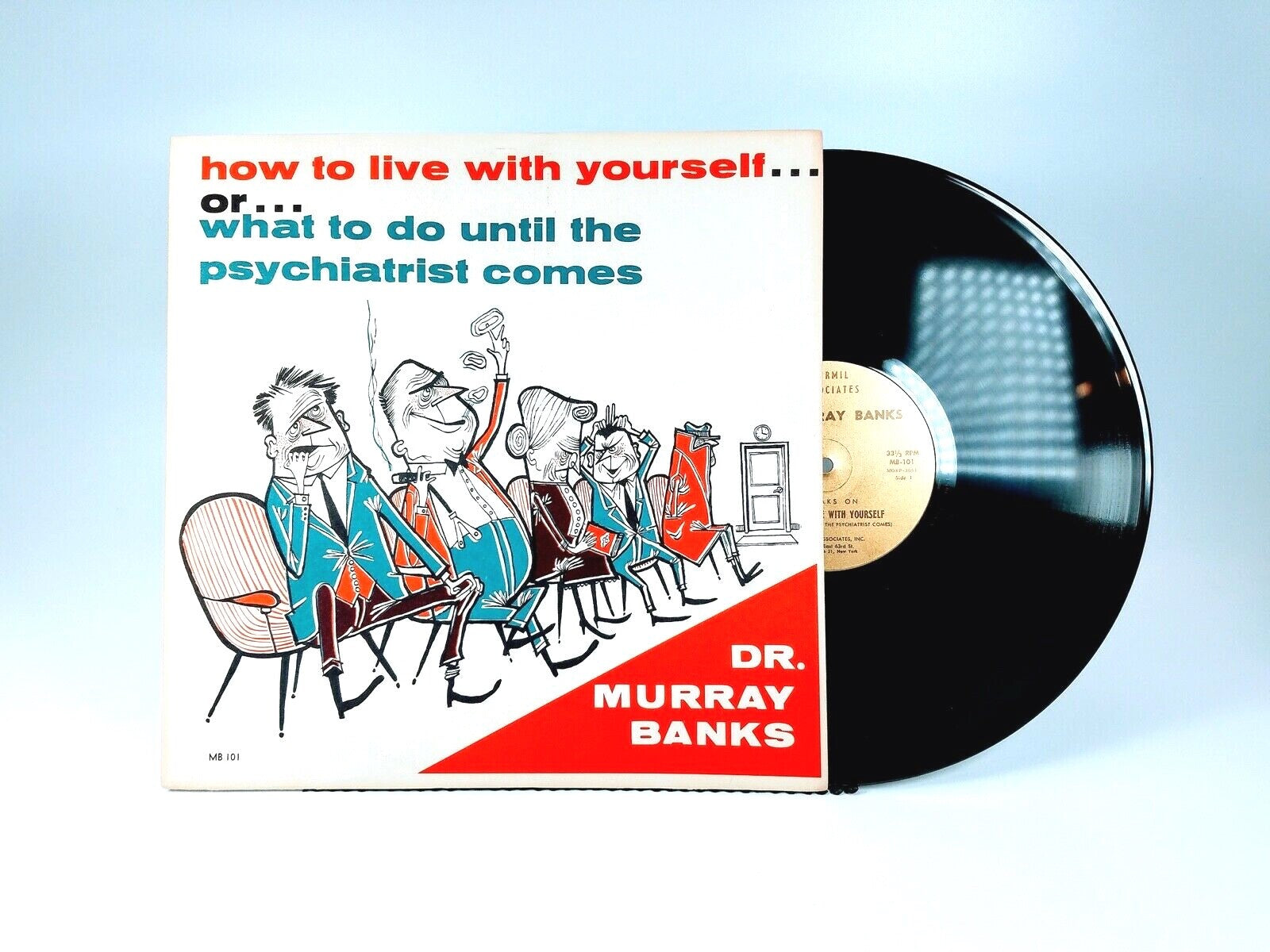 Dr. Murray Banks ‎- How To Live With Yourself... (1974) | Vinyl LP | VG++