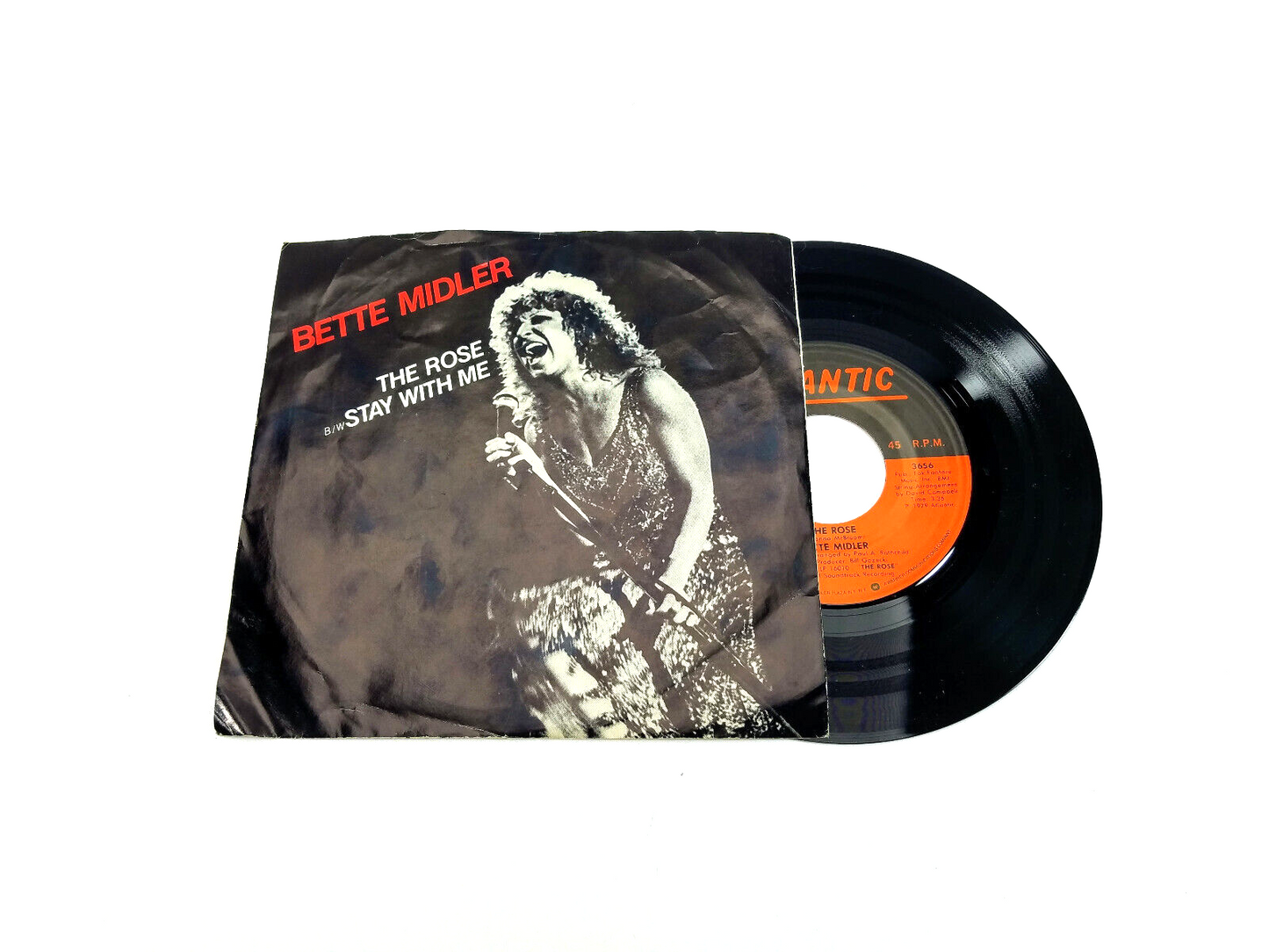 Bette Midler – The Rose  Atlantic – 3656  7" 45 Record, Spe  1980 NM